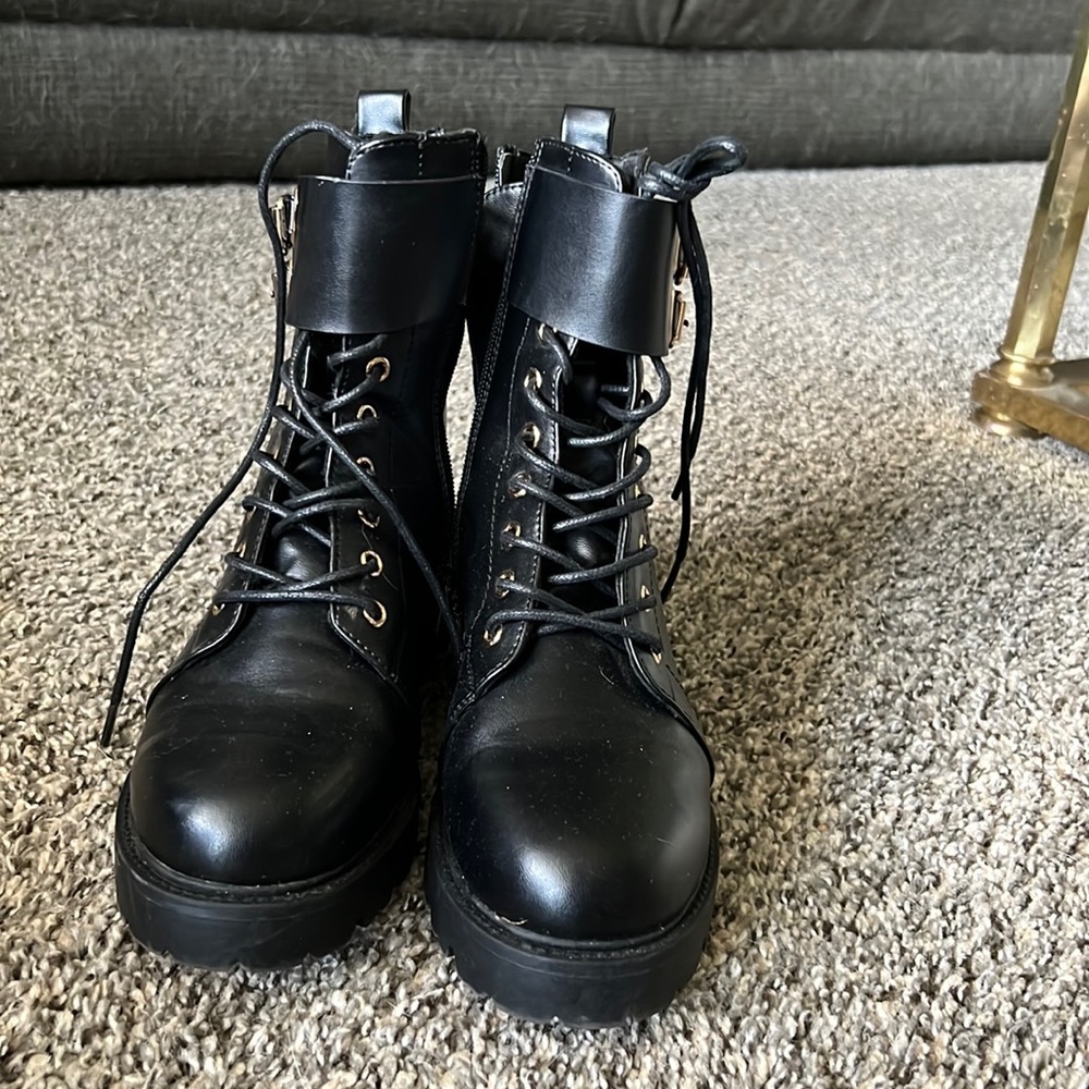 ASOS Black Combat Boots